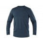 CXS SIMON Pánske tričko s dlhým rukávom, tmavo modré