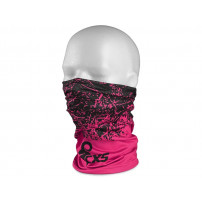 CXS LORY Multifunkčná šatka 23x45mm, čierno-ružová