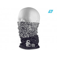 CXS TOBY Šatka multifunkčná, zimná, čierno-biela