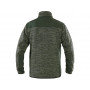 CXS 4ENVI HAMPTON Bunda/mikina na zips, khaki