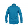 CXS TORONTO Mikina na zips, stredne modrá