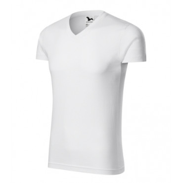 MALFINI SLIM FIT V-NECK 146 Tričko pánske