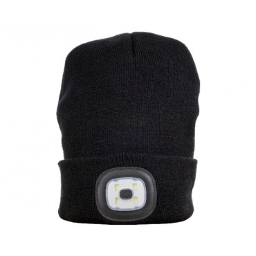 BENNON LUMOS USB LED HAT BLACK Čiapka LED čierna
