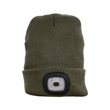 BENNON Čiapka s LED LUMOS USB LED HAT GREEN UNI