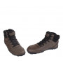 BENNON BAREFOOT BLACK/BROWN WINTER HIGH Členková zimná obuv