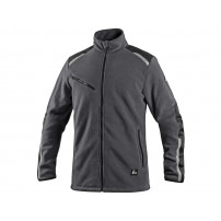 CXS 4ENVI SOLIS Bunda, pánska fleecová, šedo-čierna