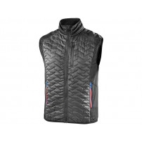 CXS LEONIS II Vesta pánska, čierna s HV modro/červenými doplnkami