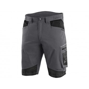 CXS SOLIS FLEX Kraťasy pánske, šedo-čierne