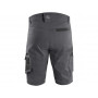 CXS SOLIS FLEX Kraťasy pánske, šedo-čierne