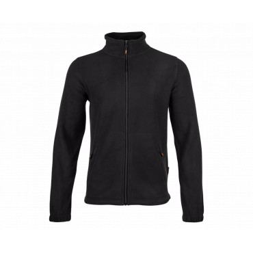 BENNON FLEECE SWEATSHIRT BLACK Mikina fleecová, čierna