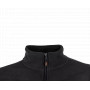 BENNON FLEECE SWEATSHIRT BLACK Mikina fleecová, čierna
