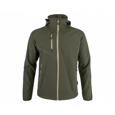 BENNON FORCE JACKET GREEN/SAND Softshellová bunda