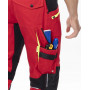 Nohavice do pása ARDON 4Xstretch červené H6611
