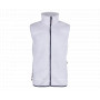 BENNON RAMMER VEST WHITE Plyšová vesta