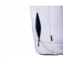 BENNON RAMMER VEST WHITE Plyšová vesta