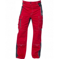 Nohavice do pása ARDON®VISION 02 červeno-sivé H9151
