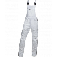 Nohavice s náprsenkou ARDON URBAN+ biele H6484