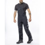 Nohavice s náprsenkou ARDON URBAN+ čierno-sivé skrátené H6536