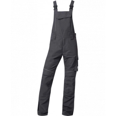 Nohavice s náprsenkou ARDON URBAN+ tmavo sivé skrátené H6512