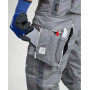 Nohavice s náprsenkou ARDON URBAN+ sivé skrátené H6475