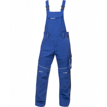Nohavice s náprsenkou ARDON URBAN+ stredne modré royal predĺžené H6545