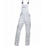 Nohavice s náprsenkou ARDON URBAN+ biele predĺžené H6488