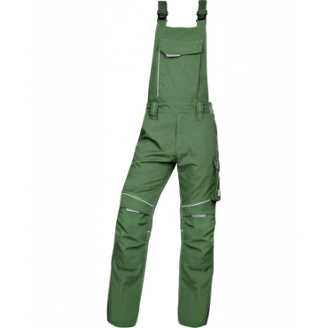 Nohavice s náprsenkou ARDON URBAN+ zelené predĺžené H6446