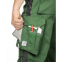 Nohavice s náprsenkou ARDON URBAN+ zelené predĺžené H6446