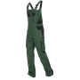 Nohavice s náprsenkou ARDON VISION 03 zelené, skrátené H9196