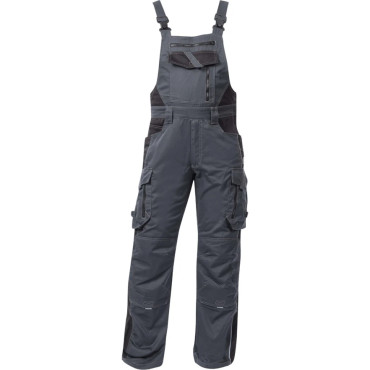 Nohavice s náprsenkou ARDON VISION tmavo sivé, predĺžené H9292