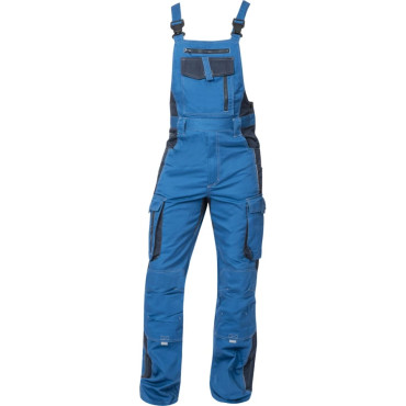 Nohavice s náprsenkou ARDON VISION 03 sv. modro-tm. modré, predĺžené H9164