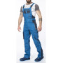 Nohavice s náprsenkou ARDON VISION 03 sv. modro-tm. modré, predĺžené H9164