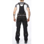 Nohavice s náprsenkou ARDON VISION 03 čierno-sivé, predĺžené H9127