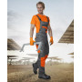Nohavice s náprsenkou ARDON 2STRONG 03 sivo-oranžové H9602