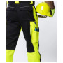 Nohavice s náprsenkou ARDON SIGNAL+ žlto-čierne H5934