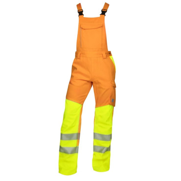 Nohavice s náprsenkou ARDON SIGNAL oranžové H5905