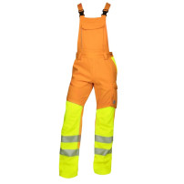 Nohavice s náprsenkou ARDON SIGNAL predĺžené oranžové H5923