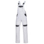 Nohavice s náprsenkou ARDON COOL TREND bielo-sivé predĺžené H8816
