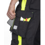 Nohavice do pása ARDON NEON WINTER čierno-žlté H6471