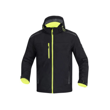 Bunda soft. ARDON VISION ZIMNÁ pánska, čierno-žltá H9141