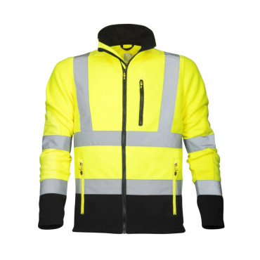 Mikina flísová Hi-Vis ARDON SIGNAL žltá H5910