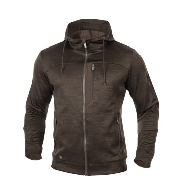 Mikina ARDON 3DBreathe hnedá melange H5984