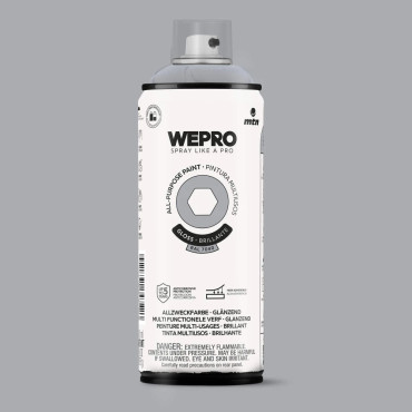 WEPRO Solvent Fiord Grey Gloss RAL 7040 400 ml