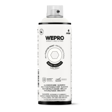 WEPRO Solvent Stellar White Gloss RAL 9010 400 ml