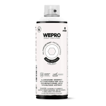 WEPRO Solvent Igloo White Satin Satin RAL 9016 400 ml