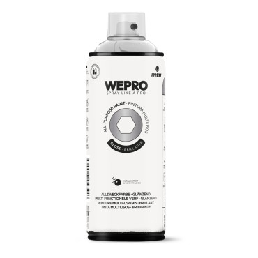WEPRO Solvent Silver gloss Gloss 400 ml