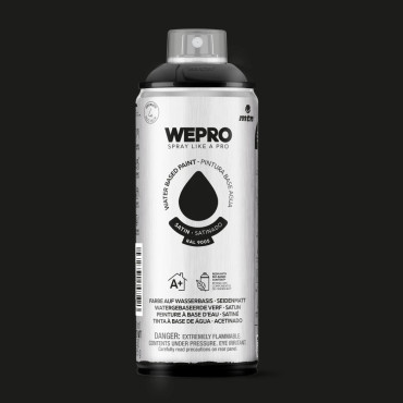 WEPRO Water Cosmos Black Satin RAL 9005 400 ml