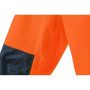 Nohavice CXS HALIFAX, pánske, výstražné so sieťovinou, oranžovo-modré