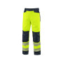 Nohavice CXS HALIFAX, pánske, výstražné so sieťovinou, žlto-modré