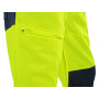 Nohavice CXS HALIFAX, pánske, výstražné so sieťovinou, žlto-modré